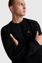 Black 100% Cotton Crew Neck Sweatshirt with Embroidered Logo on the Front Model Code: 342Zu1093100 - 6