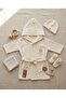 Children's Bathrobe - Unisex Beige Color - 2-Layer Natural Muslin Fabric