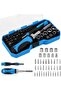 Screwdriver Bits Multi-Bit Screwdriver Set with Magnetic Holder - 4