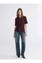 Plum Polo Collar Women's Knitwear Cardigan - 2