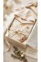 Children's Bathrobe - Unisex Beige Color - 2-Layer Natural Muslin Fabric - 5
