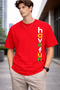 Men's Oversize T-Shirt Have Fun Printed 100% Cotton T-Shirt Comfortable Fit