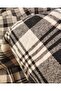 Plaid Woven Fabric in Cream and Black Colors 145X260Cm - 7