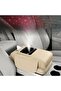 Car Armrest with Cup Holder, USB Charging & Laser Star Light – Multi-Function Center Console Organ