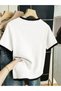 Crew Neck Knitwear Short Sleeve T-Shirt - 2