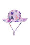 Uv Protected Long Sleeve Baby Girl Swimsuit Set with Hat - 5