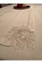 Piko Sarma Detailed 4 Corner Lace Runner 40 X 160 Cream - 2