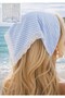 Triangular Form, Striped, Lace Bandana