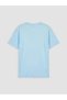 New Season Blue Stitch Printed Girls' T-Shirt from Güli̇s Store - 2