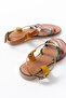 Zri̇n-205-05 Premium Multi Orthopedic Genuine Leather Sandals - 4