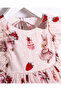 Lily Co Strawberry and Rabbit Patterned Girl's Dress - 4