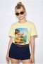 Women's Butter 100% Cotton Italy Themed Printed Premium Design T-Shirt 1008 60282054 - 2