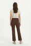 Brown Lycra Palazzo Trousers 807 - 3