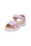 Sparkle Girls' Sandals with Flowers - Lilac 009015-8500 - 2