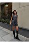 Plaid Patterned Vest & Pleated Mini Skirt Set – Modern Urban Style