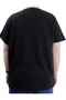 Big Size Men's T-Shirt Crew Neck Waffle 20033 Black - 4