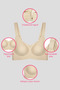 Seamless Bra - Curve |   Laser Cut Seamless Gathering Plus Size Women's Bra 3-Pack-2 - 3