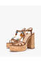 HIGH HEEL SANDAL WITH TRIM - 3