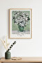 Natural Wood Framed Floral Pattern Painting - Pastel Tones |   Huhu1163