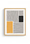 Natural Wood Framed Abstract Painting I Huhu1532 - Single Painting Natural Wood Frame - 2