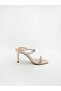 KNOTTED SANDALS IN GOLD