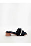RAFFIA MULE