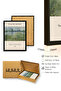 Black Wooden Framed Painting with Nature View - Pastel Tones |   Huhu1160 - Single Table Black Frame - 3