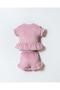 U.S. Polo Assn. Baby Girl Muslin 2-Piece Set - 3