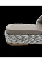 MULE WITH PLAITED BLOCK IN SILVER - 2