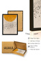 Natural Wood Framed Abstract Painting I Huhu1278 - 3