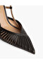 HIGH HEEL SLING BACK IN BLACK - 2