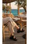 High Platform Wedge Heel Double Ribbon Buckle Detailed Skin Summer Women's Sandals Shoes - 6