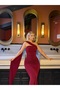 Long Dress with Neck Tie - 6