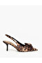SLING BACK IN LEOPARD
