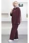 6327 - Stylish Comfortable Manu Soft Knitted Fabric Loose Women's Set - 2
