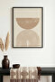 Natural Wood Framed Abstract Painting I Huhu1129