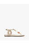 TOE-POST SANDAL WITH COLOURED TRIM