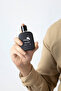 Men's Magnetic Wallet Belt Perfume Combination Set Mink Black Color Pm-04-V - 7
