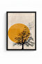 Natural Wood Framed Abstract Painting I Huhu1275 - 2