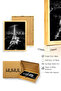 Natural Wood Framed Abstract Painting I Huhu1263 - 3