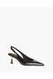LOW HEEL SLING BACK IN CROCCO - 2