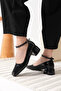 Black patent leather women's high heeled shoe tr18ms16a - 8