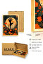 Natural Wood Framed Abstract Painting I Huhu1255 - Single Painting Natural Wood Frame - 3