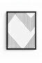 Black Wooden Framed Abstract Painting I Huhu1414 - Single Painting Black Frame - 2