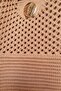 Women's Knitted Casual Shoulder Bag Summer Unlined Steel Mesh Bag 2403 Camel - 5