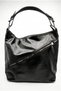 Women's Patterned Leather Zipper Detailed Casual Hobo Shoulder Bag