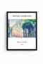 Black Wooden Framed Abstract Landscape Patterned Painting - Vibrant Tones |   Huhu1153 - Single Table Black Frame - 2