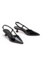 Pointed Toe Low Heeled Patent Leather Women's Evening Dress Shoes - 6
