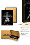Black Wooden Framed Abstract Painting I Huhu1263 - Single Painting Black Frame - 3