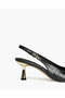 LOW HEEL SLING BACK IN CROCCO - 4